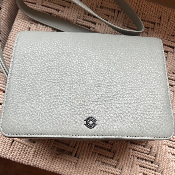 Dagne Dover Andra Crossbody Medium in Sea Mist With Tags - Picture 2 of 8